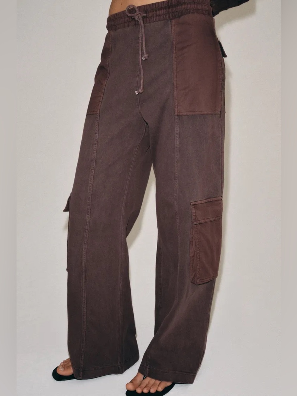 Zara Washed Effect Cargo Sweats